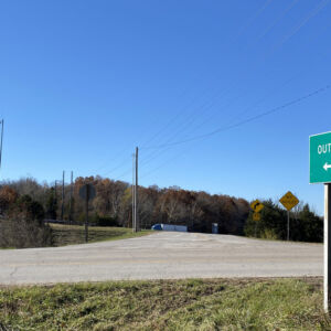 Trident composite poles long-span crossings highway