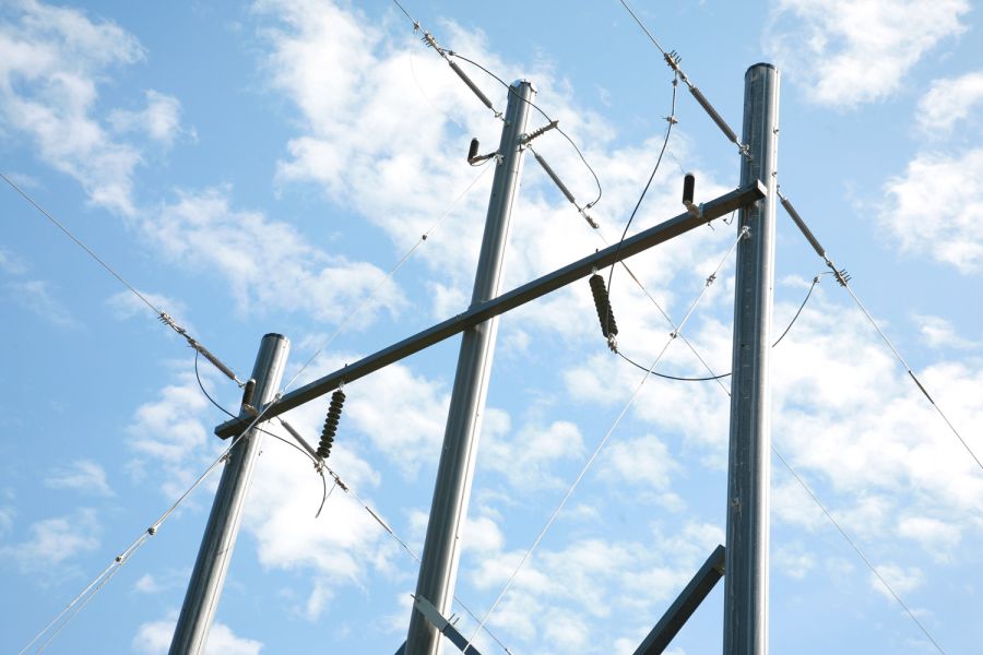 Trident H-Frame composite poles