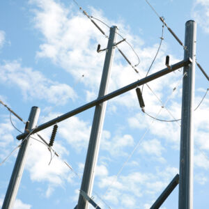 Trident H-Frame composite poles
