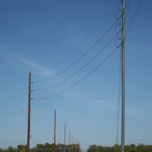 Trident composite pole storm hardening