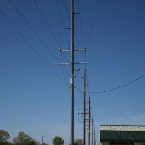 Trident composite pole storm hardening