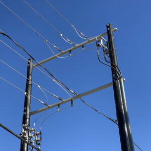 Trident H-Frame composite poles